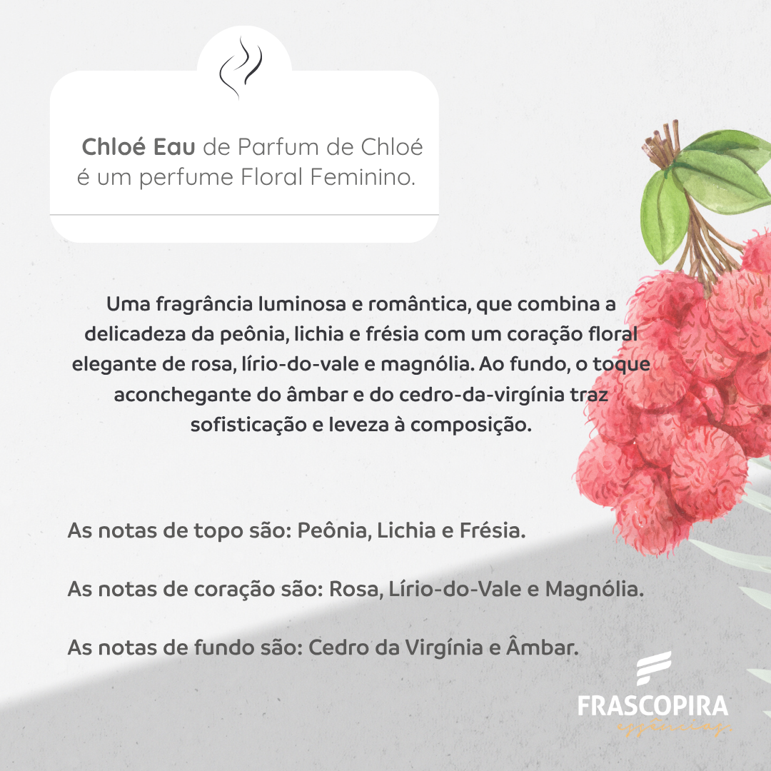 Essência Concentrada Chloé Premium Vollmens Perfumaria Fina