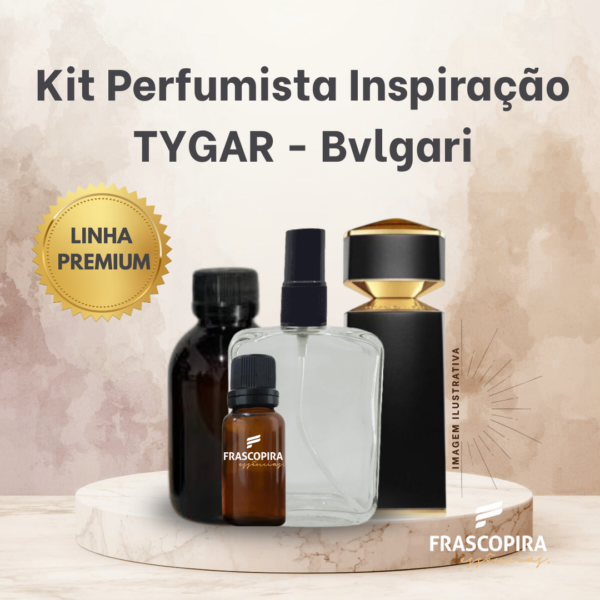 Kit PerfumistaEssência Vollmens Faça Até 100ml TYGAR
