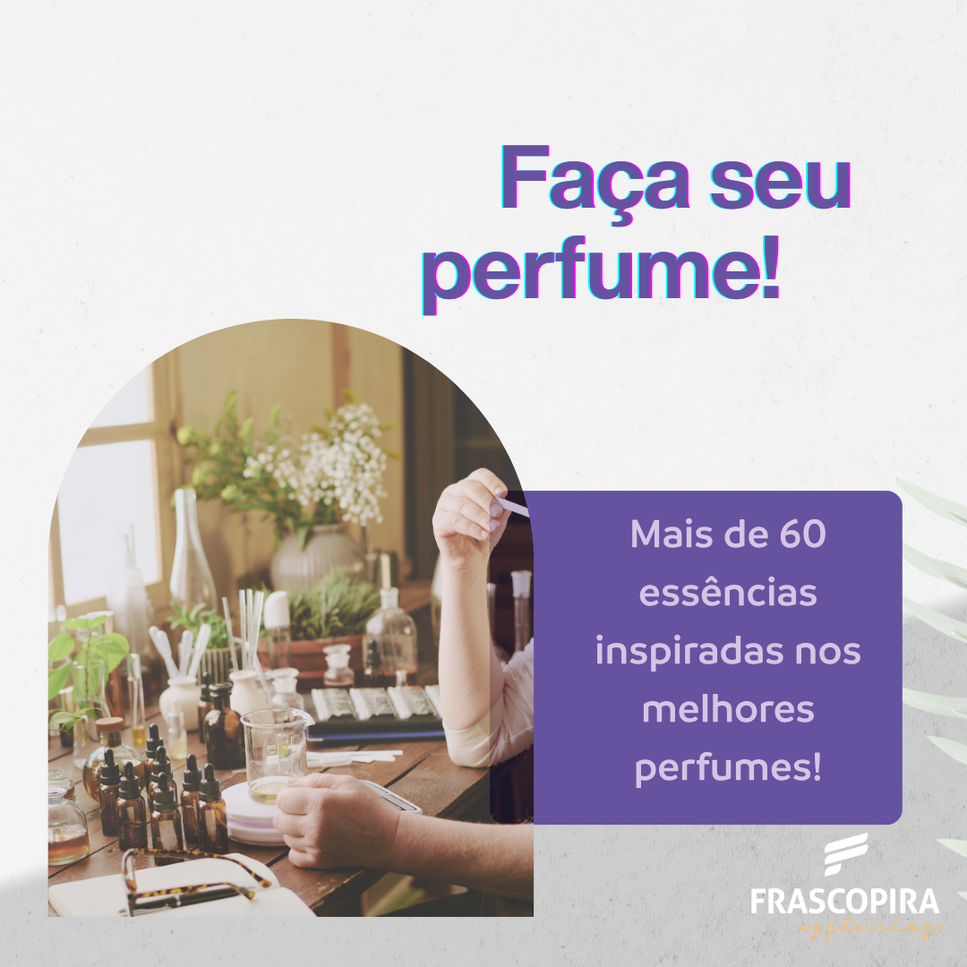 Kit Perfumista Essência Vollmens Faça Até 100ml LIBRE