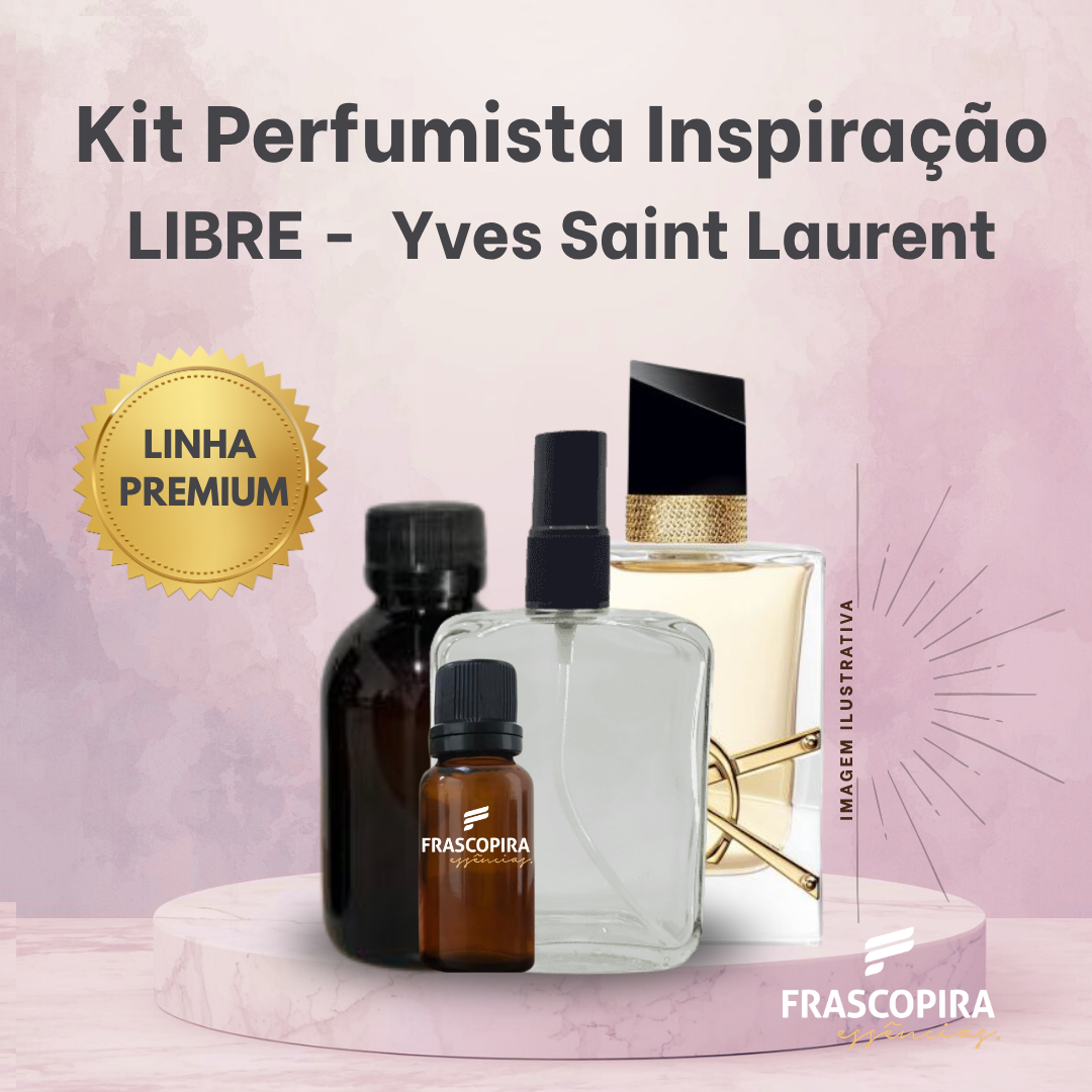 Kit Perfumista Essência Vollmens Faça Até 100ml LIBRE