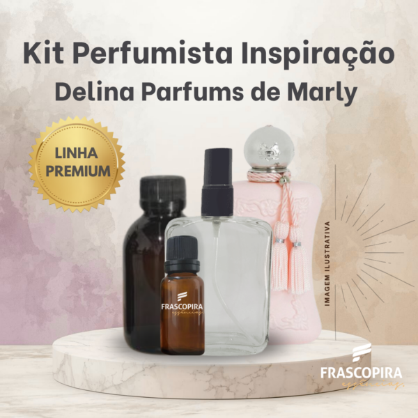 Kit PerfumistaEssência Vollmens Faça Até 100ml DELINA