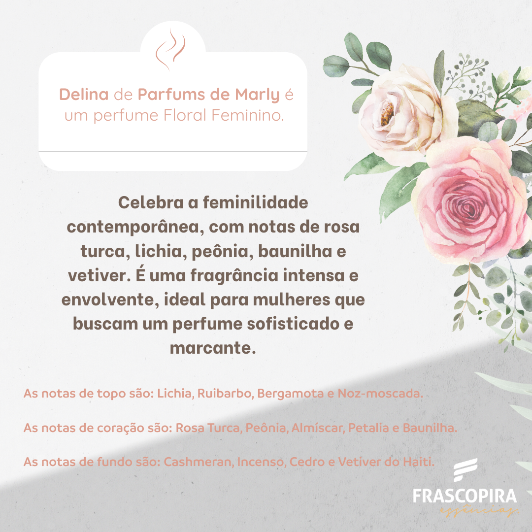 Essência Delina Concentrada Perfumaria Fina