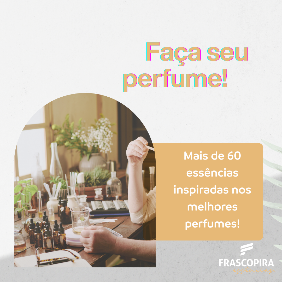 Kit Perfumista Essência Vollmens Faça Até 100ml VALAYA
