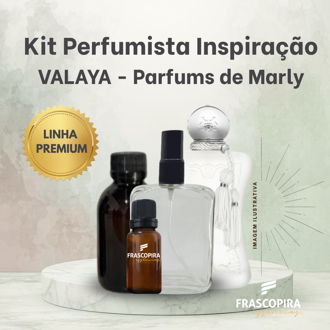 Kit Perfumista Essência Vollmens Faça Até 100ml VALAYA