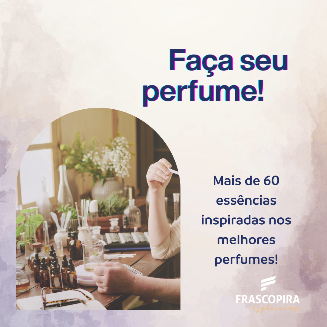 Kit Perfumista Essência Vollmens Faça Até 100ml Euphoria
