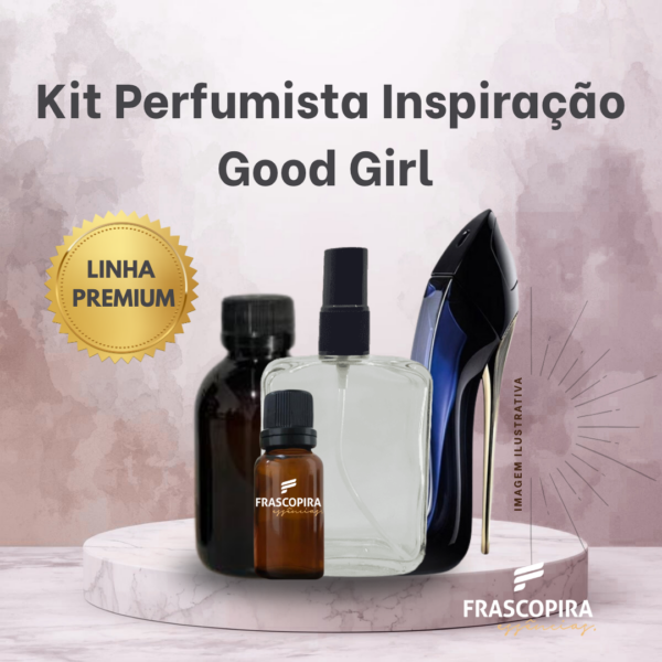 Kit Perfumista Essência Vollmens Faça Até 100ml GOOD GIRL