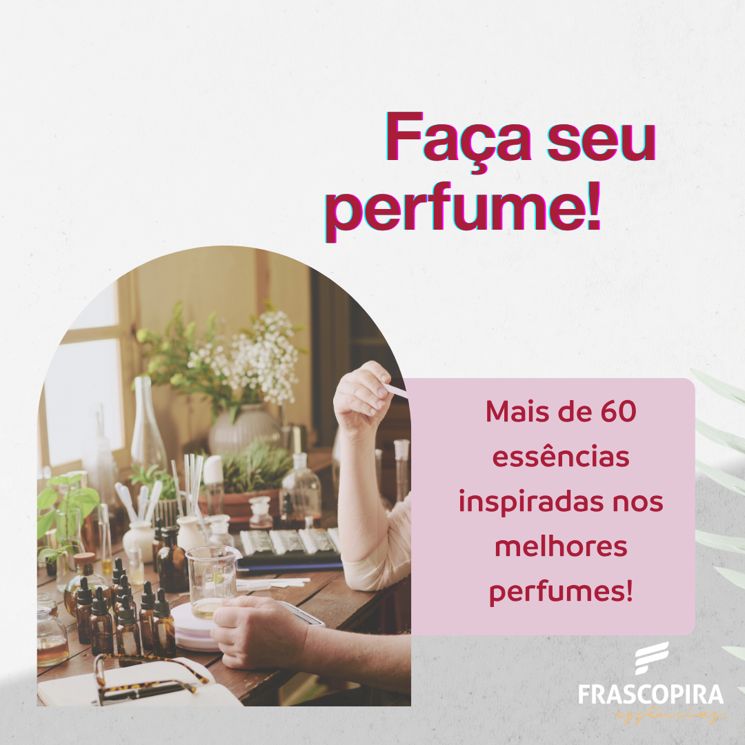 Kit Perfumista Essência Vollmens Faça Até 100ml YARA LATAFFA
