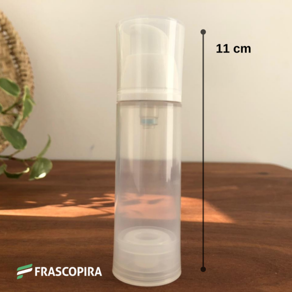 Frasco Airless transparente 30 ml