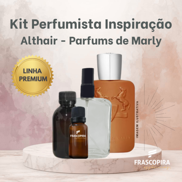 Kit Perfumista Essência Vollmens Faça Até 100ml Althair