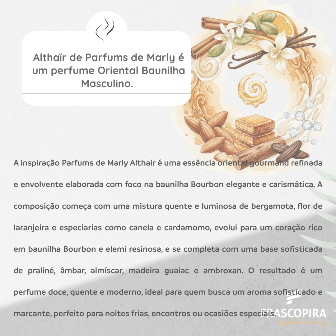 Kit Perfumista Essência Vollmens Faça Até 100ml Althair