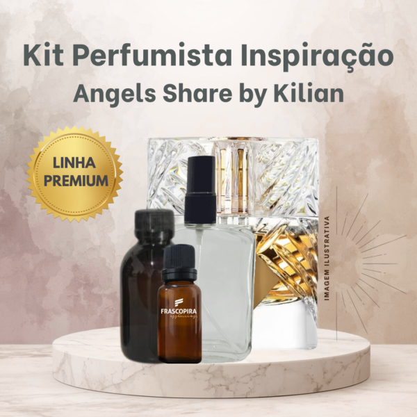 Kit Perfumista Essência Vollmens Faça Até 100ml Angels Share