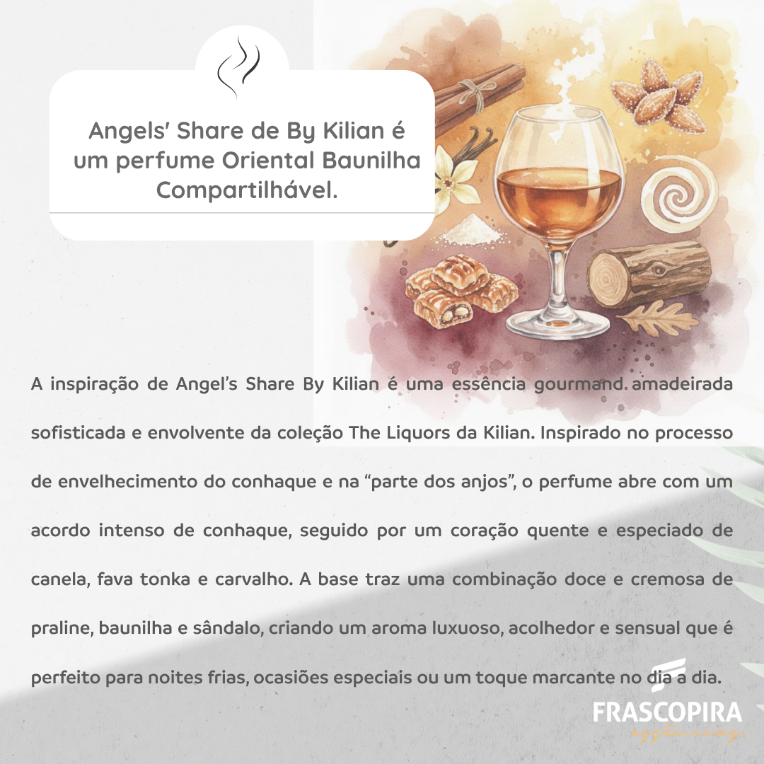 Kit Perfumista Essência Vollmens Faça Até 100ml Angels Share