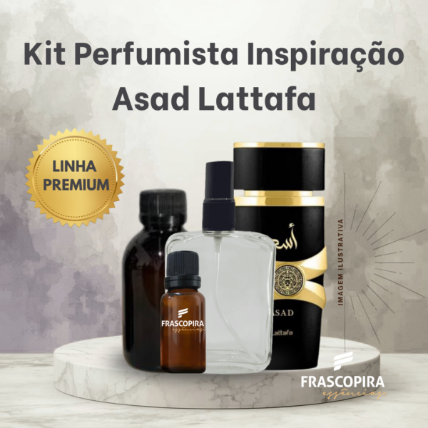 Kit Perfumista Essência Vollmens Faça Até 100ml ASAD LATAFFA