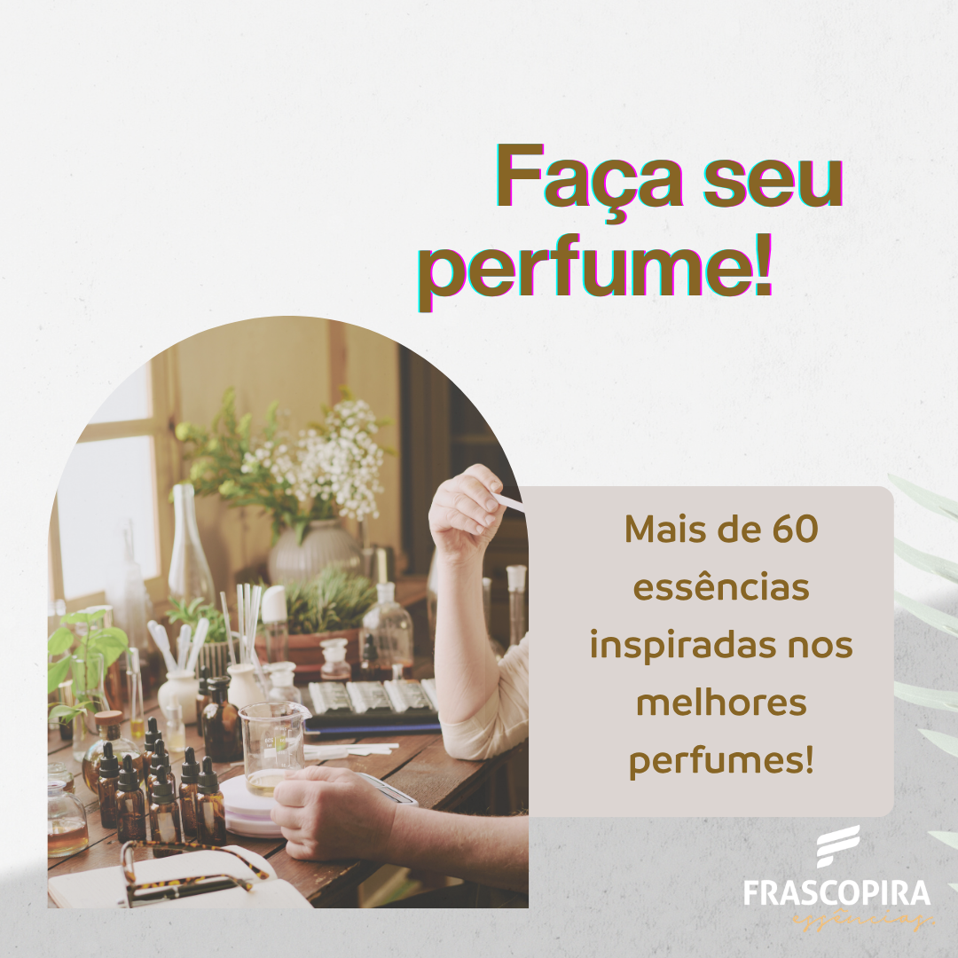 kit Perfumista Essência Vollmens Faça Até 100ml AZZARO WANTED