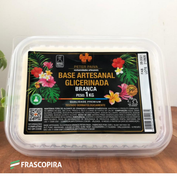 Base Glicerinada Peter Paiva Branca 1 KG