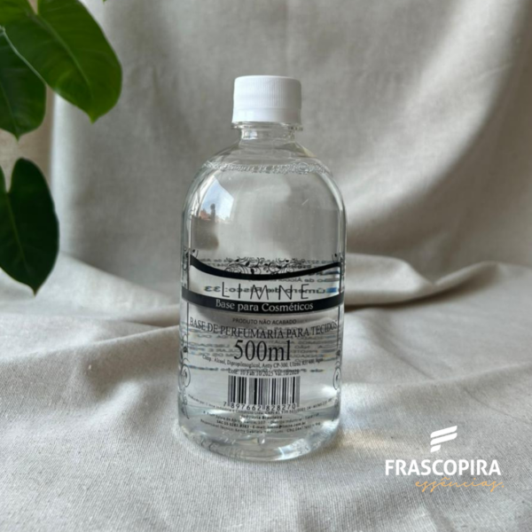 BASE PERFUMARIA P/ TECIDO (ANTIGA ÁGUA PERFUMADA P/ LENÇOIS E ROUPAS) 500ML