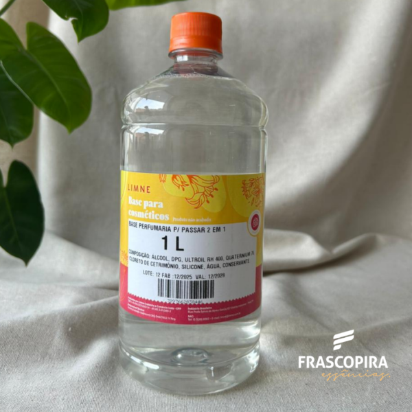 BASE PERFUMARIA P/ PASSAR 2 EM 1 TRANSPARENTE 1L
