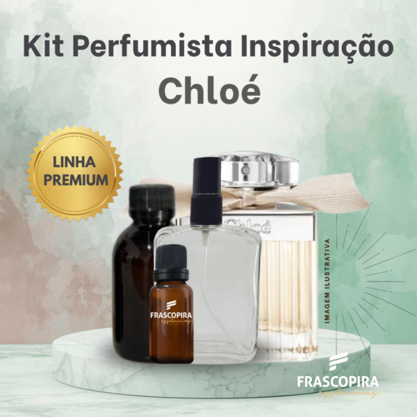 Kit Perfumista Essência Vollmens Faça Até 100ml CHLOE