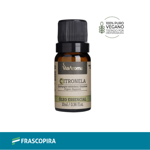 Óleo Essencial de Citronela Via Aroma 10ml