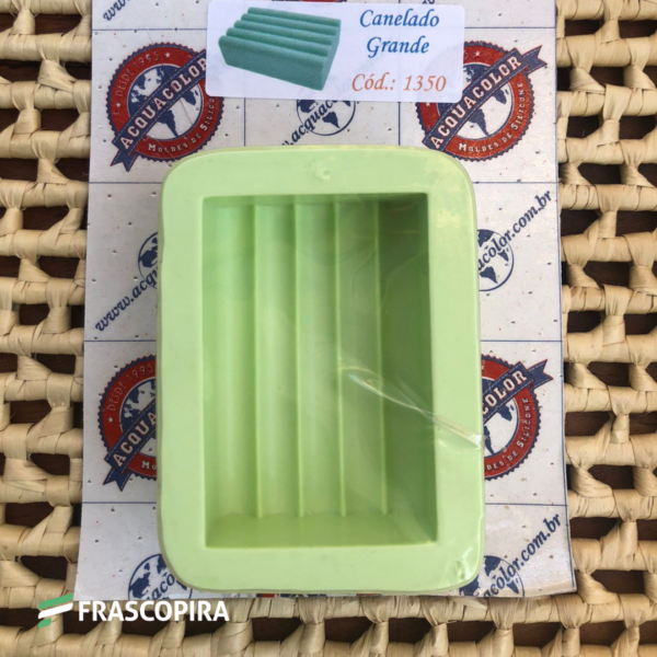 Forma de Silicone - Canelado Grande