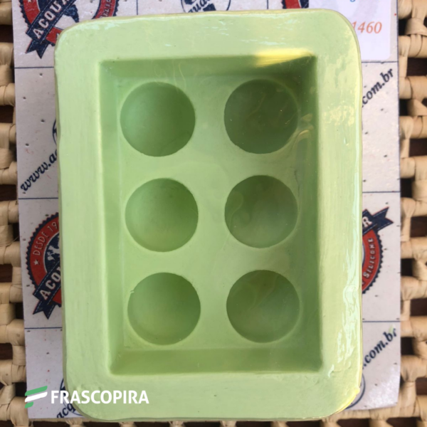Forma de Silicone - Sabonete Lego Massageador