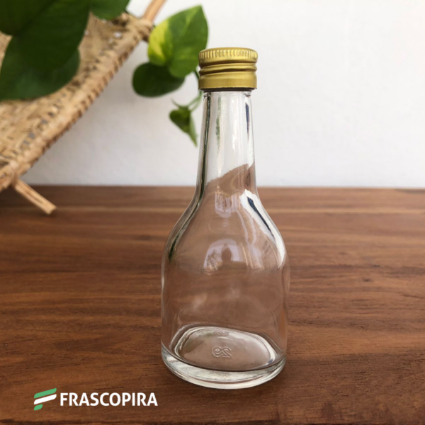 10 Garrafas Mini Champanhe 50ml com tampa de metal