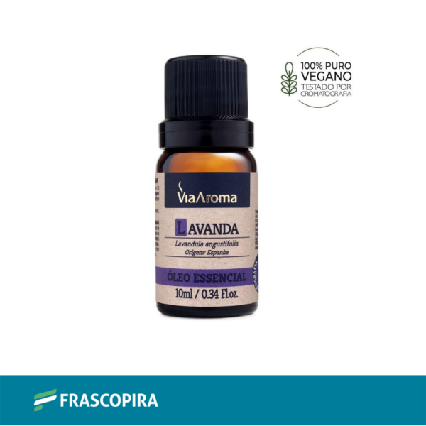 Óleo Essencial de Lavanda Via Aroma 10ml