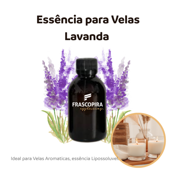 Essência Lavanda Lipossolúvel Concentrada Aromática para Velas
