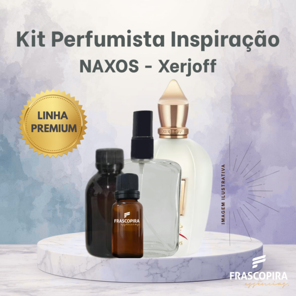 Kit Perfumista Essência Vollmens Faça Até 100ml Naxos Xerjoff