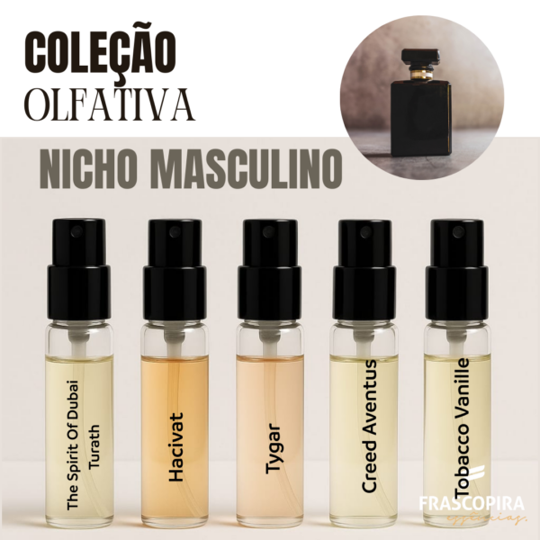 Combo Coleção Olfativa Nicho Masculino 5ml