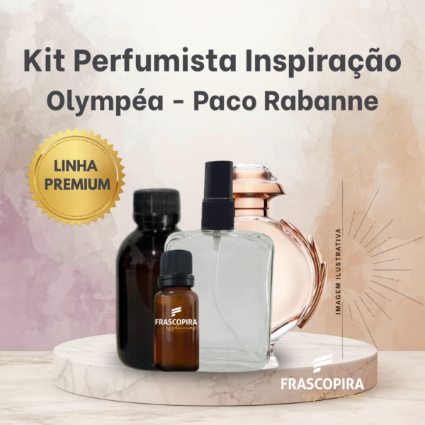 Kit Perfumista Essência Vollmens Faça Até 100ml Olympéa