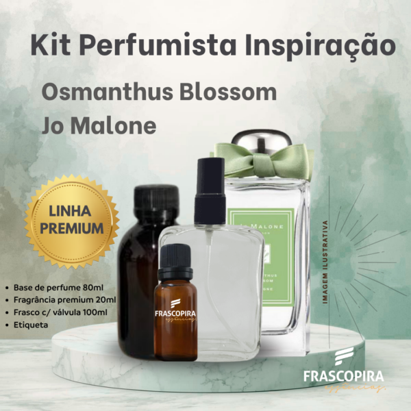 Kit Perfumista Essência Vollmens Faça Até 100ml OSMANTHUS BLOSSOM