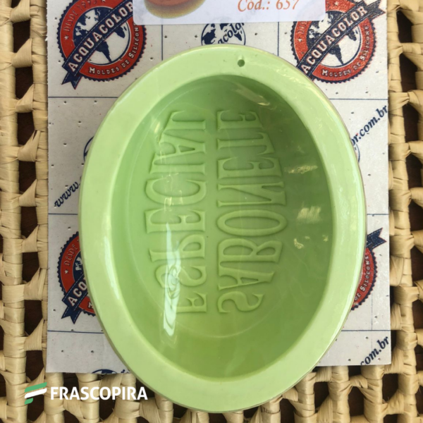 Forma de Silicone - Sabonete Oval Especial