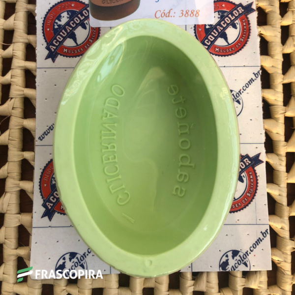 Forma de Silicone - Oval Sabonete Glicerinado