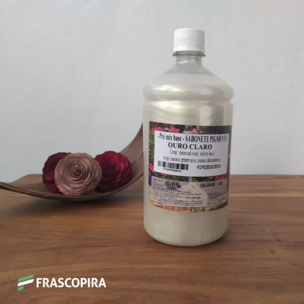 Sabonete Líquido com Pigmento Ouro Claro