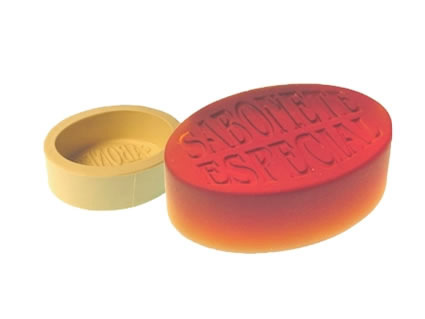 Forma de Silicone - Sabonete Oval Especial