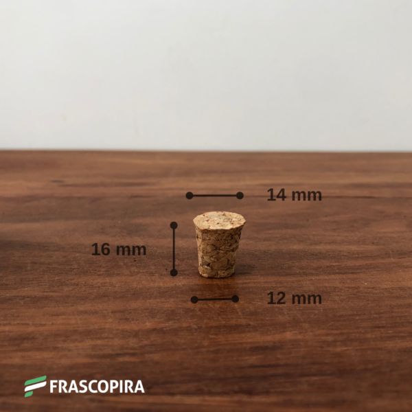 Rolha de Cortiça 16x14x12 mm