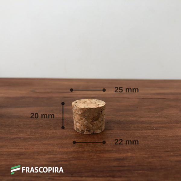 Rolha de Cortiça 20x25x22 mm