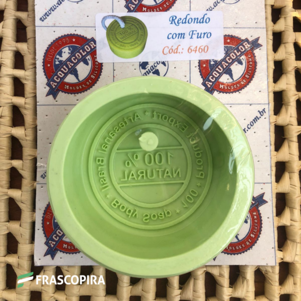 Forma de Silicone - Redondo com Furo