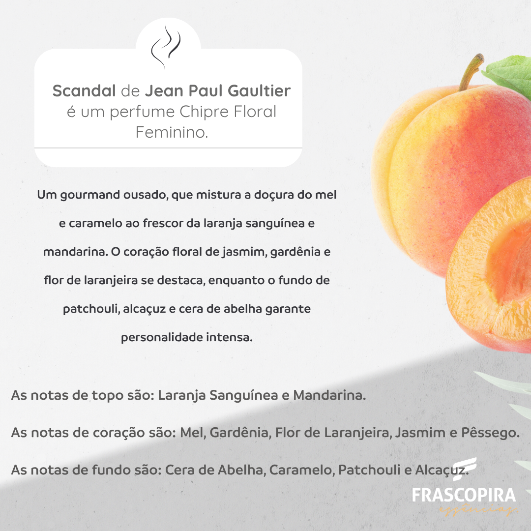 Kit Perfumista Essência Vollmens Faça Até 100ML SCANDAL