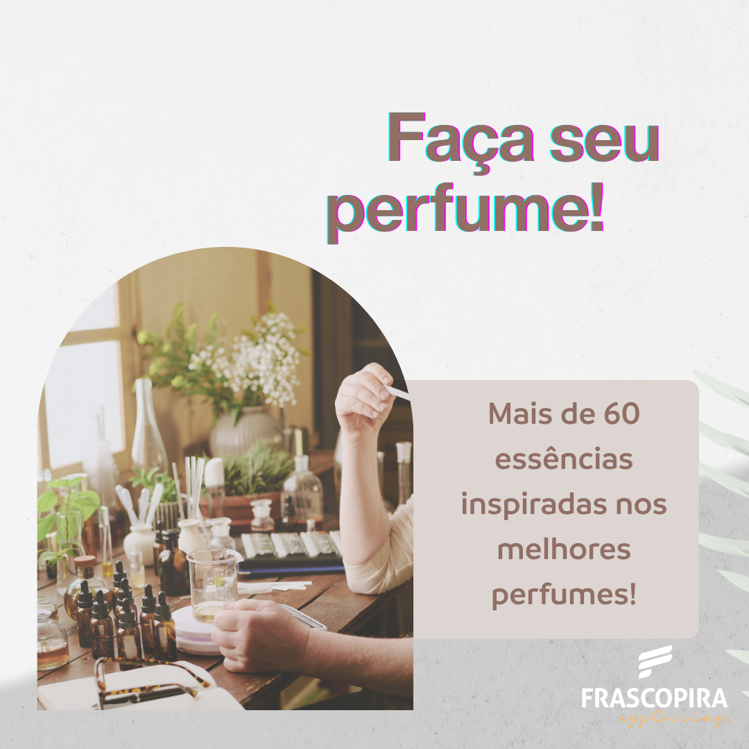 Kit Perfumista Essência Vollmens Faça Até 100ML SCANDAL