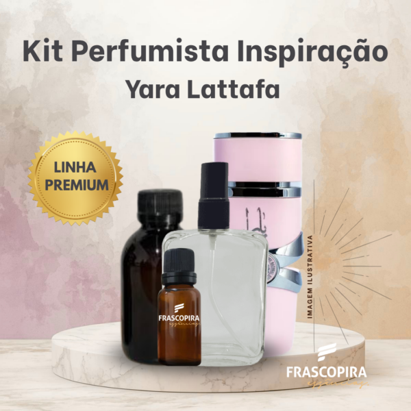 Kit Perfumista Essência Vollmens Faça Até 100ml YARA LATAFFA
